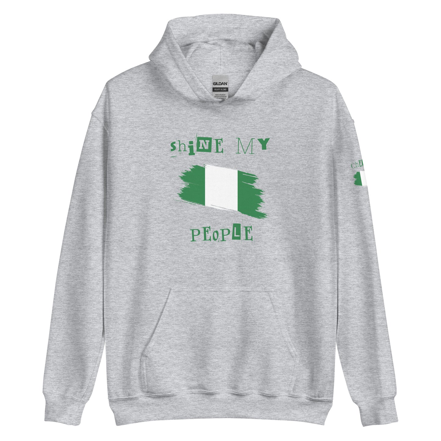 Shine My People Nigeria I, Unisex Hoodie