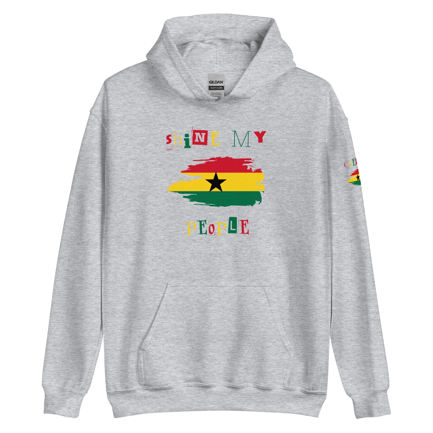 Shine My People Ghana I, Unisex Hoodie