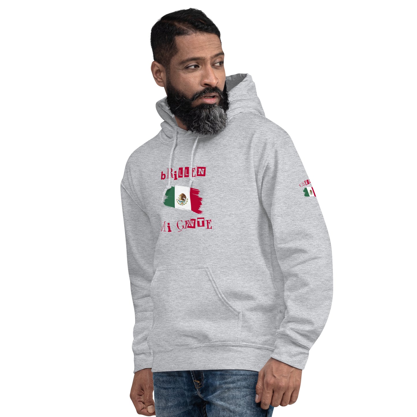 Brillen Mi Gente Mexico II, Unisex Hoodie