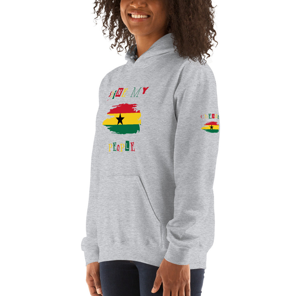 Shine My People Ghana I, Unisex Hoodie