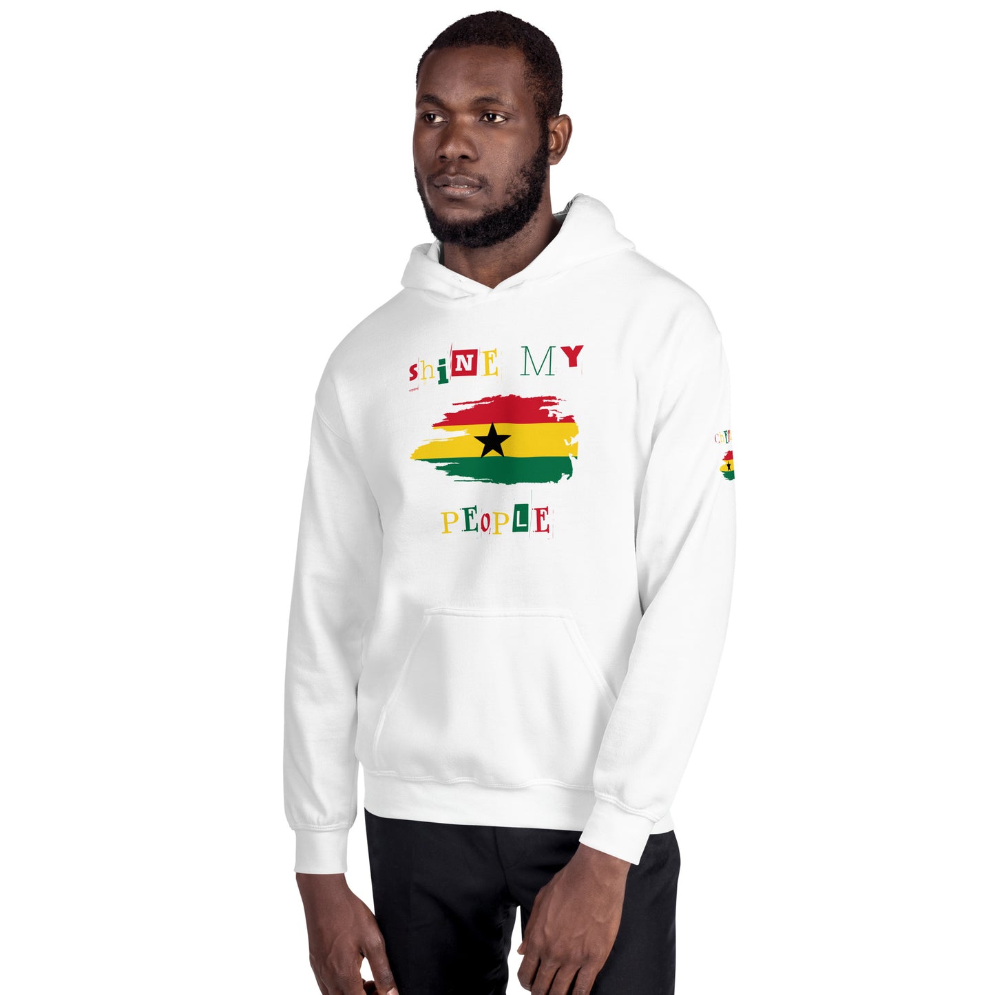 Shine My People Ghana I, Unisex Hoodie