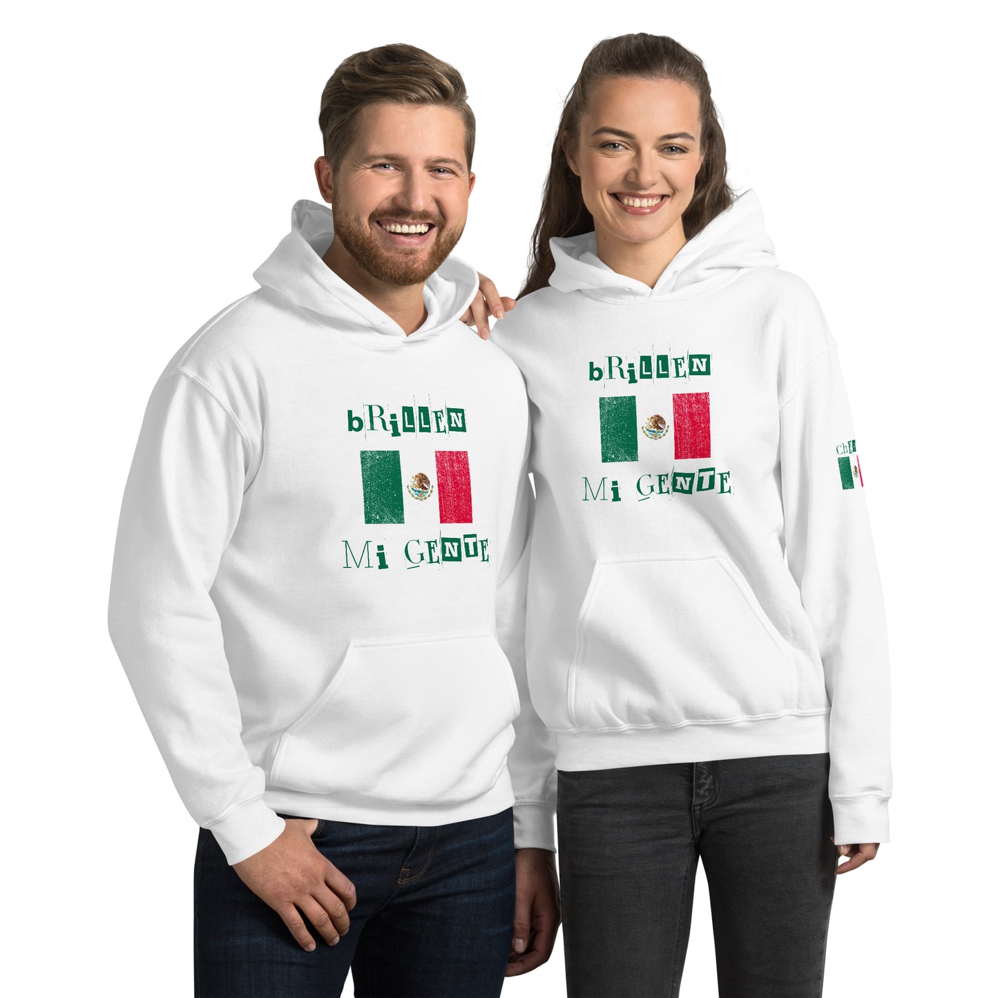 Brillen Mi Gente Mexico I, Unisex Hoodie