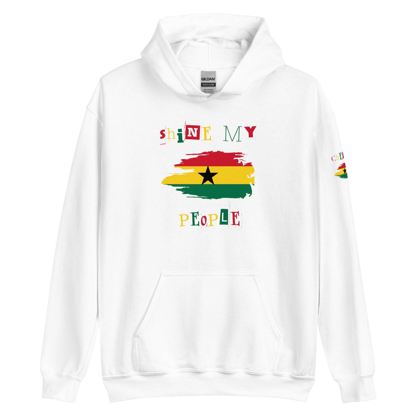 Shine My People Ghana I, Unisex Hoodie