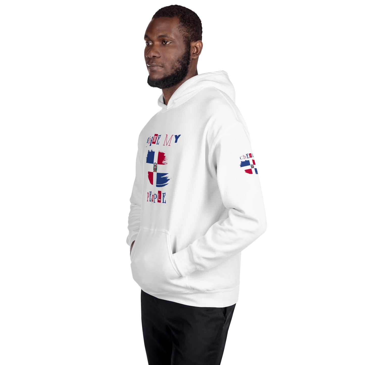 Shine My People Dominican Republic I, Unisex Hoodie