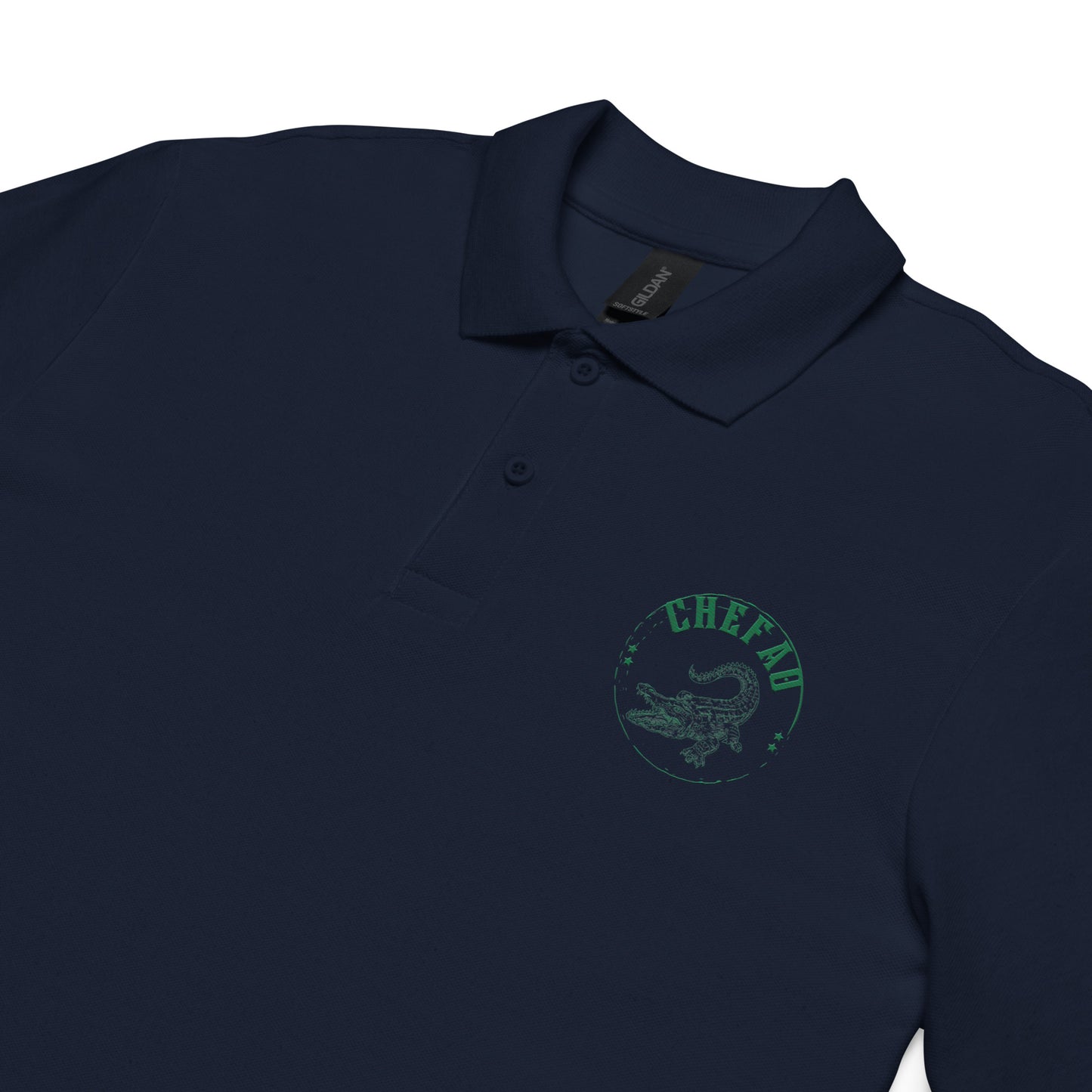 Chefao Alligator I, Unisex pique polo shirt