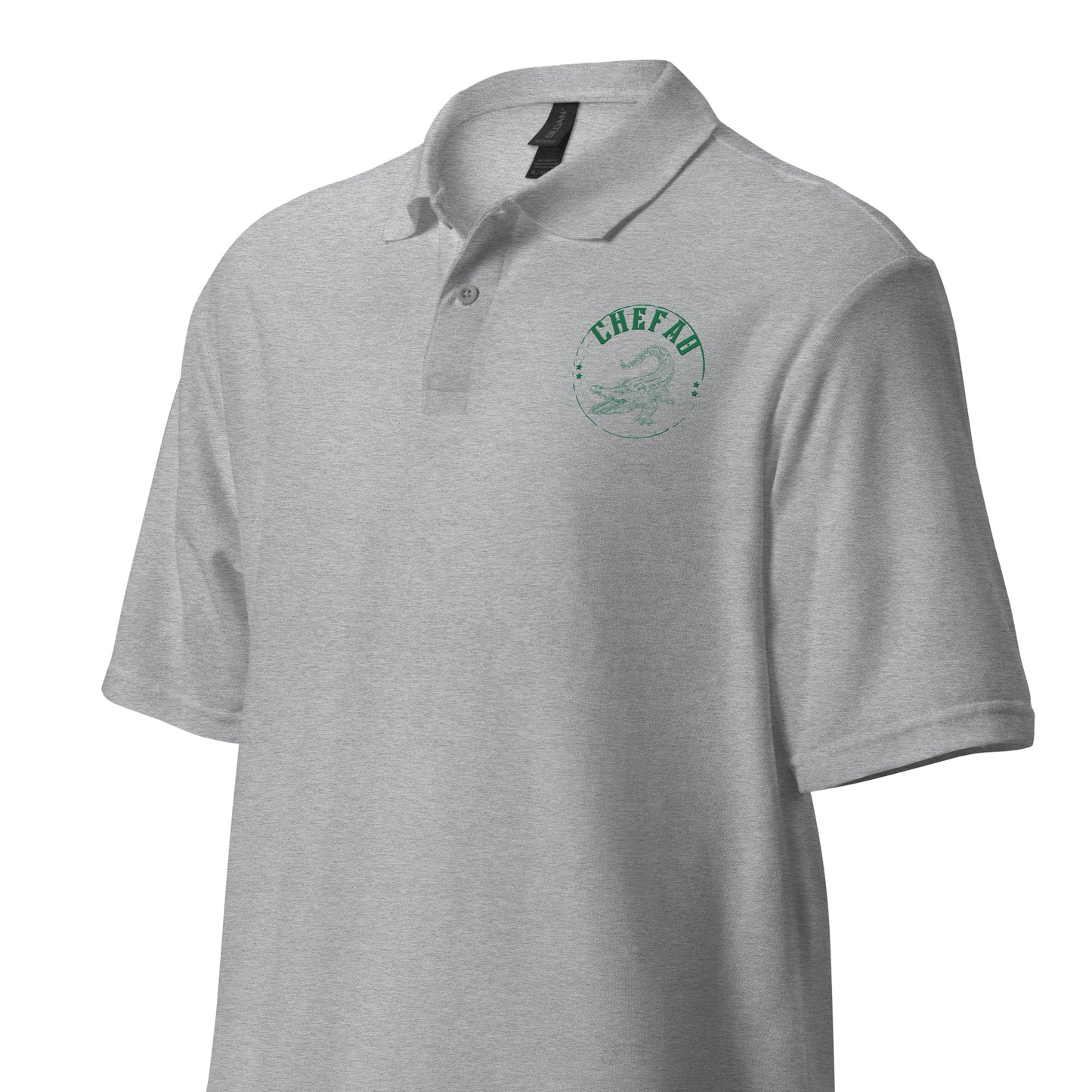 Chefao Alligator I, Unisex pique polo shirt