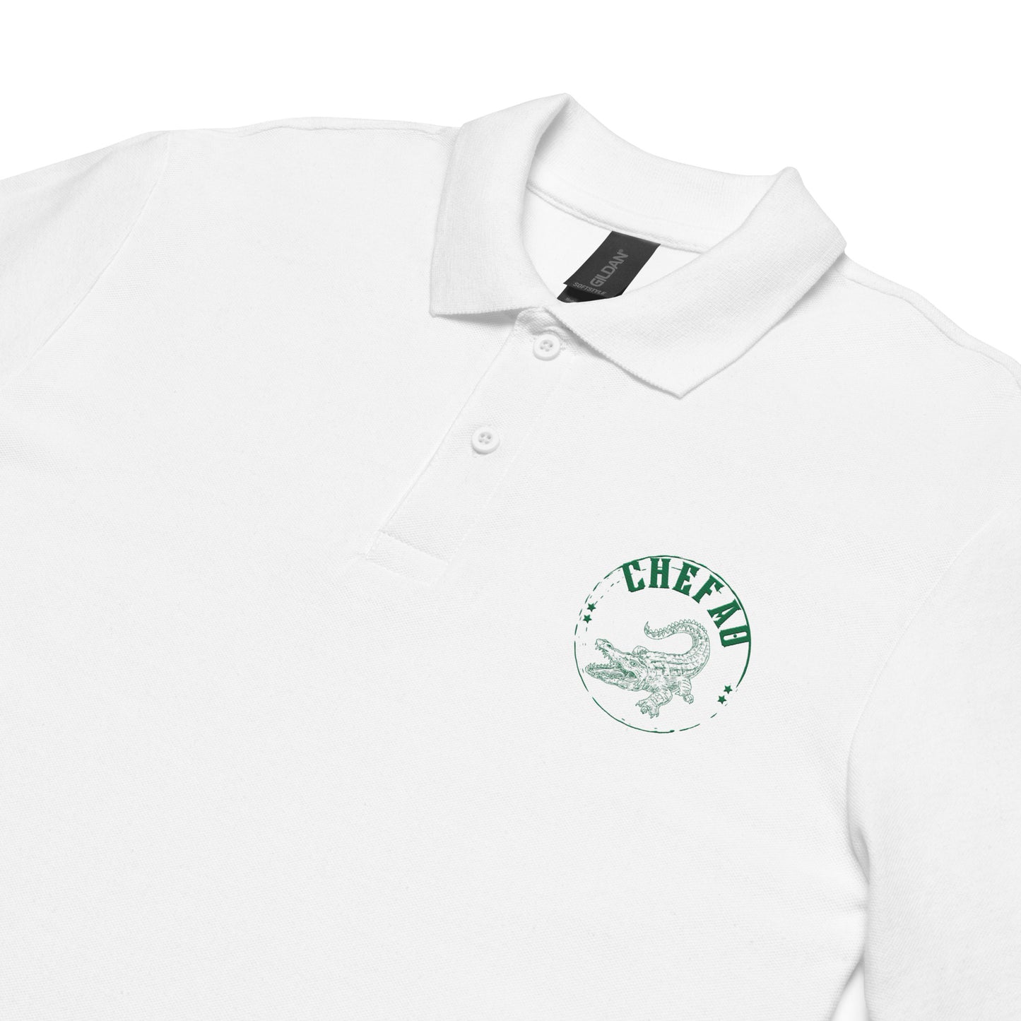 Chefao Alligator I, Unisex pique polo shirt