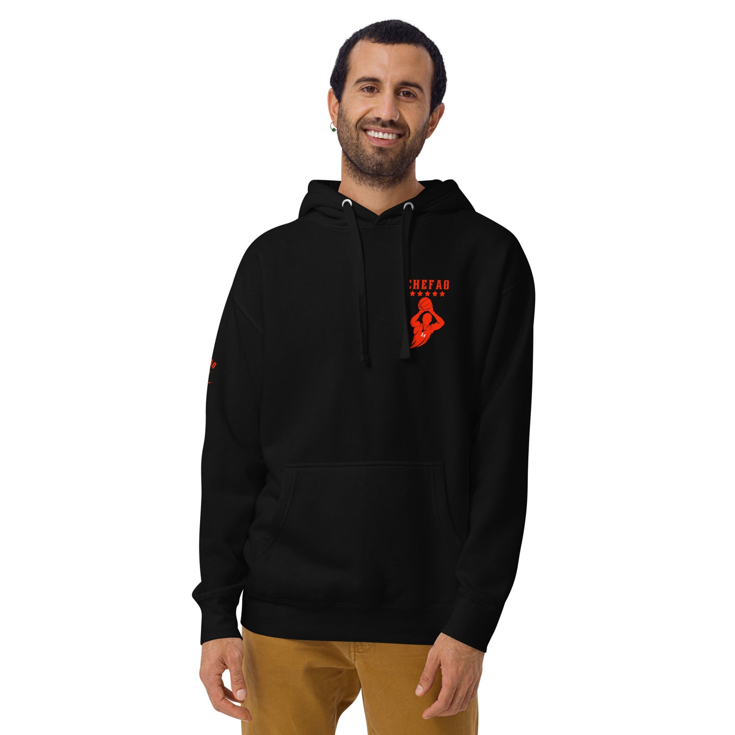 Chefao Basketball Dylan I, Unisex Premium Hoodie