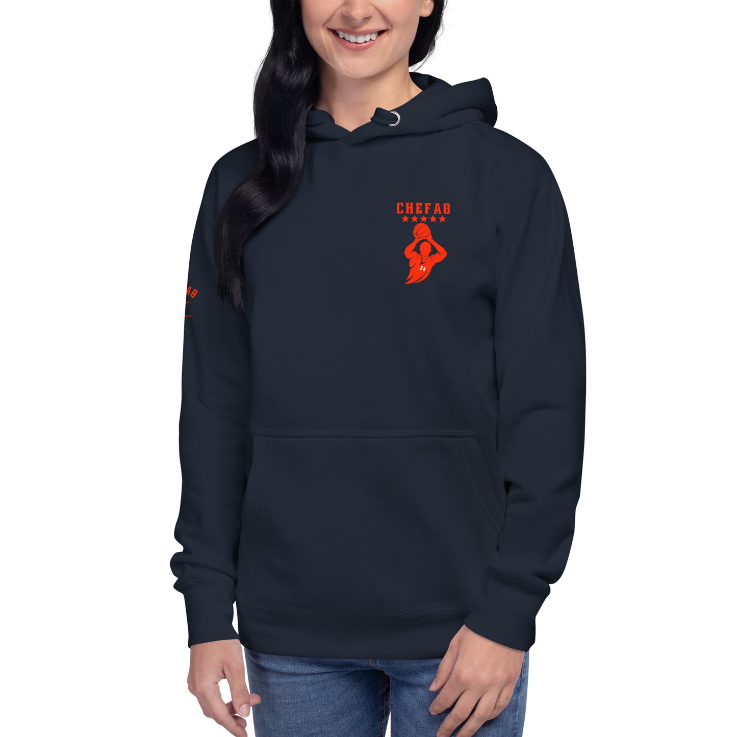 Chefao Basketball Dylan I, Unisex Premium Hoodie