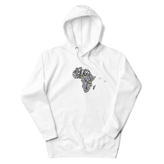 Chefao Africa Botanical I, Embroidered Unisex Hoodie