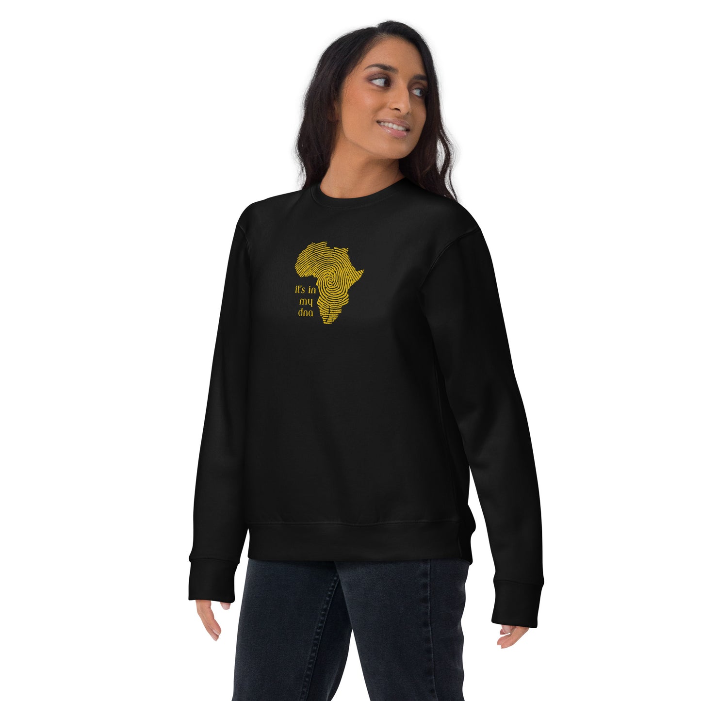 Chefao It's In My DNA I, Embroidered Unisex Premium Sweatshirt