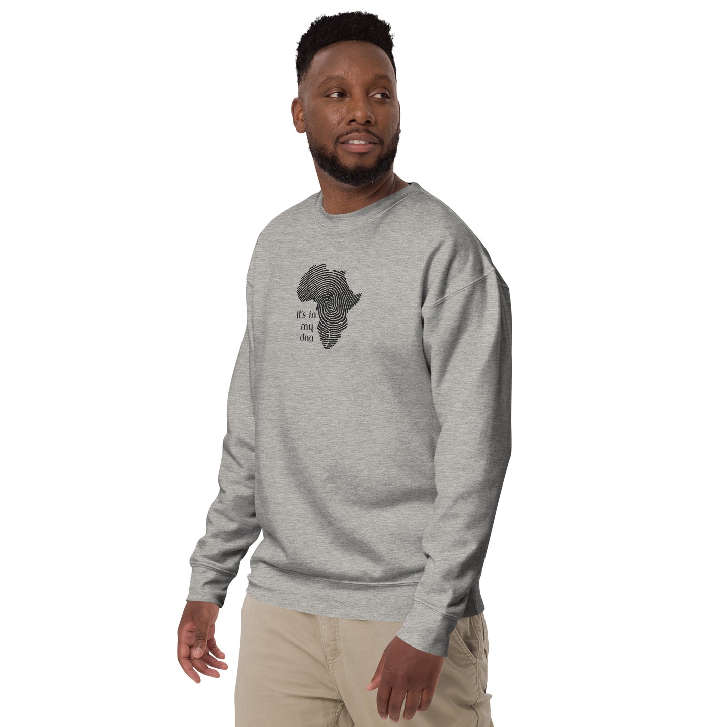 Chefao It's In My DNA I, Embroidered Unisex Premium Sweatshirt