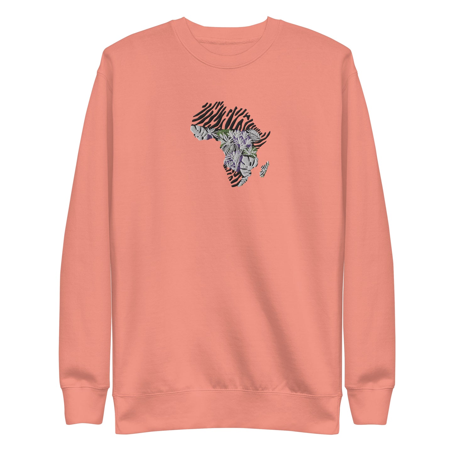 Chefao Africa Botanical I, Embroidered Unisex Premium Sweatshirt