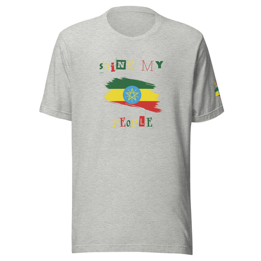 Shine My People Ethiopia I, Unisex t-shirt