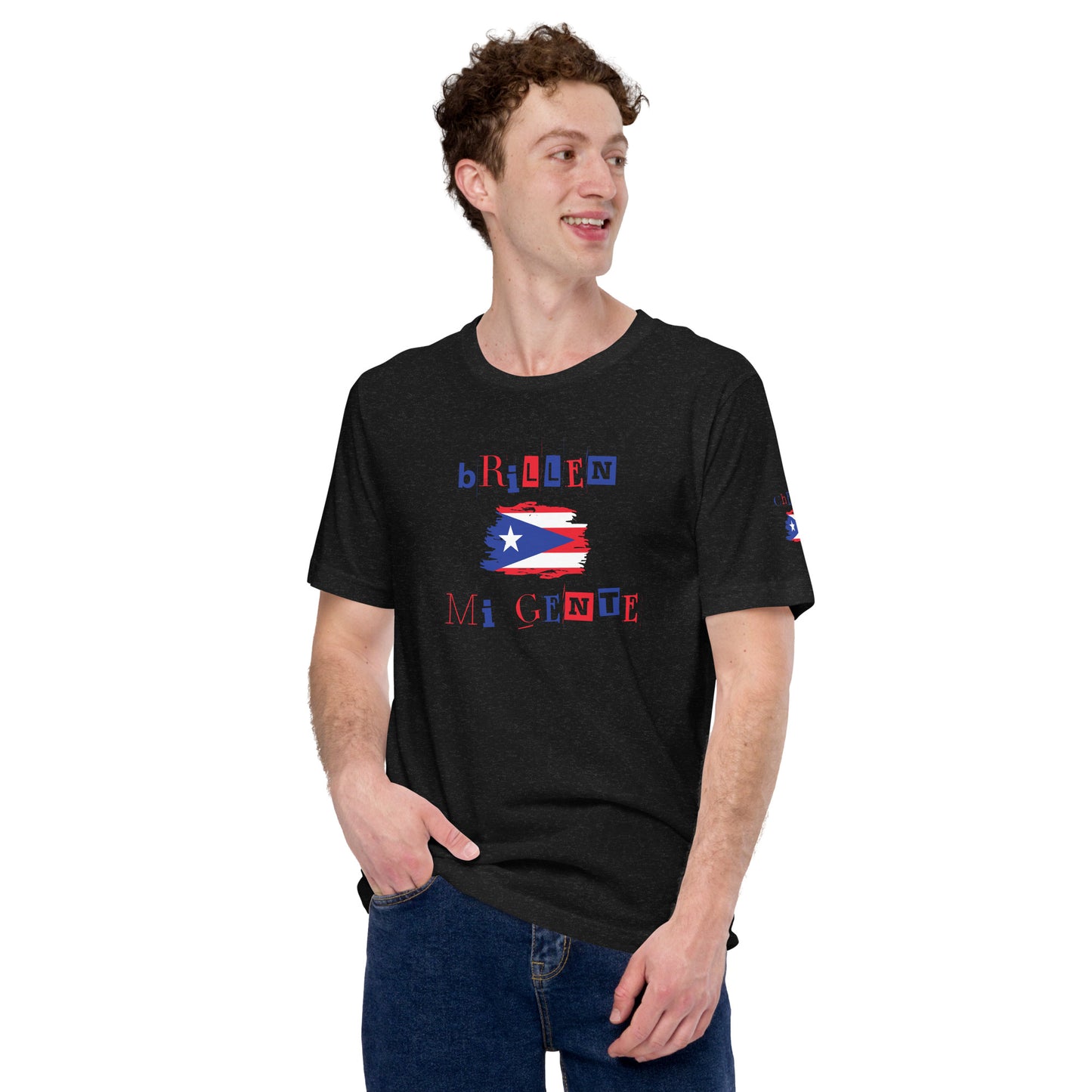 Brillen Mi Gente Puerto Rico I, Unisex t-shirt