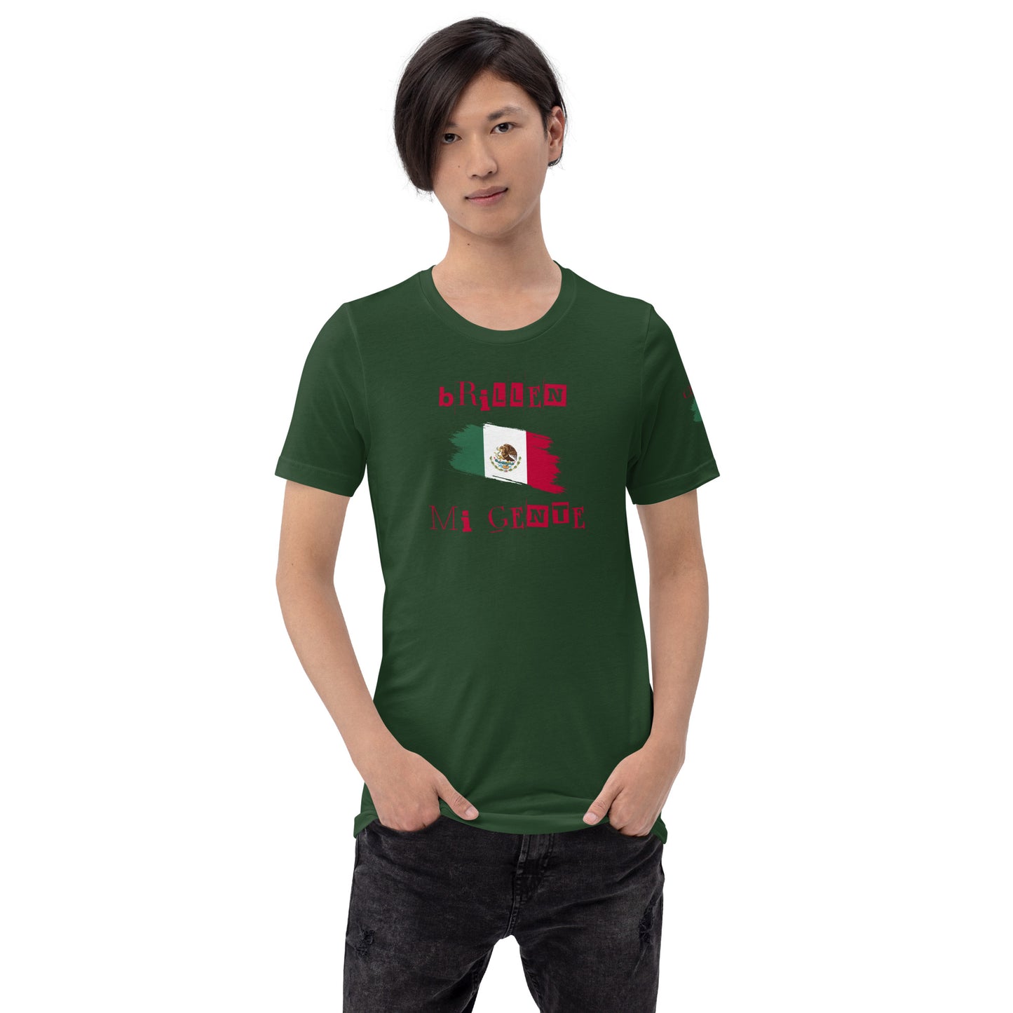 Brillen Mi Gente Mexico II, Unisex t-shirt