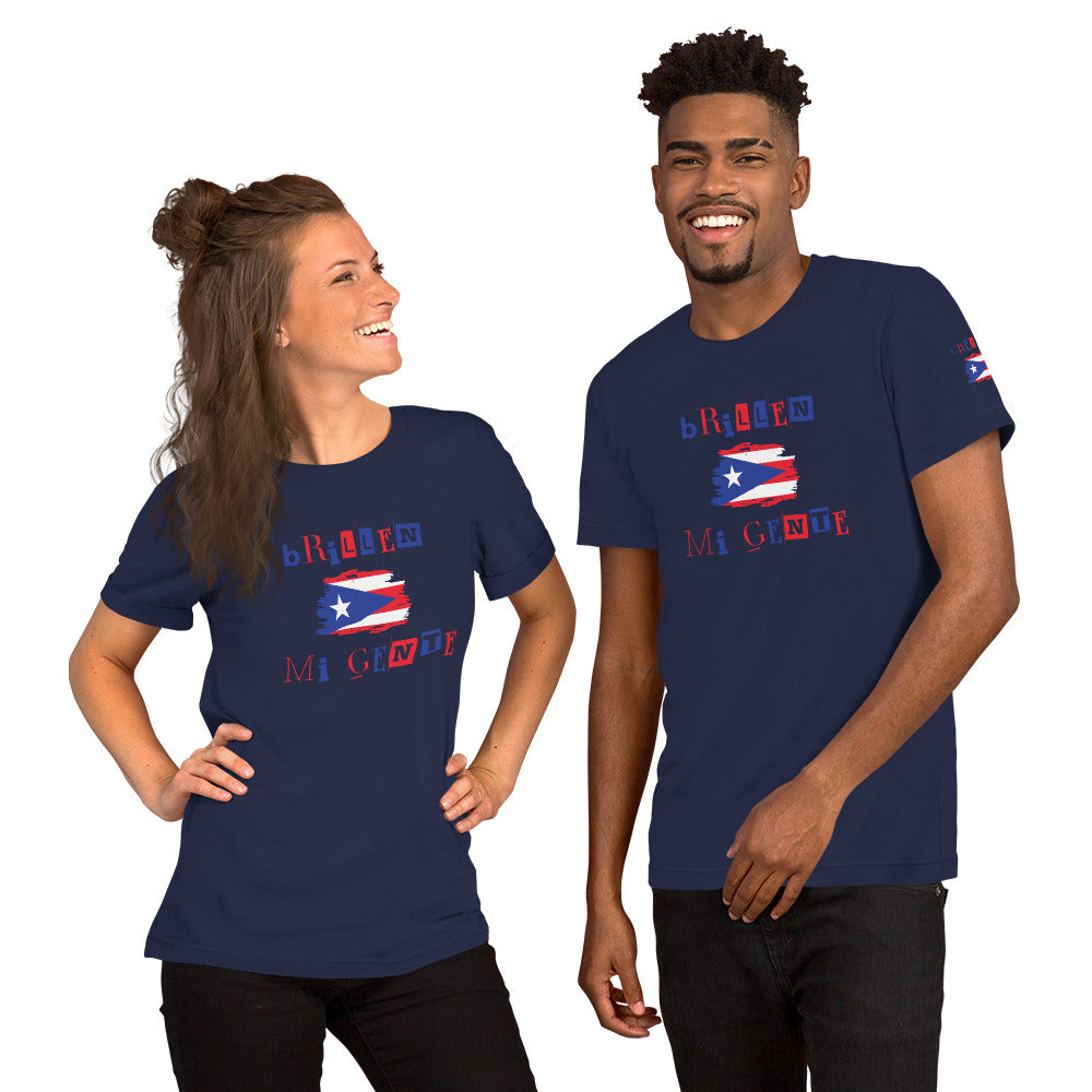 Brillen Mi Gente Puerto Rico I, Unisex t-shirt