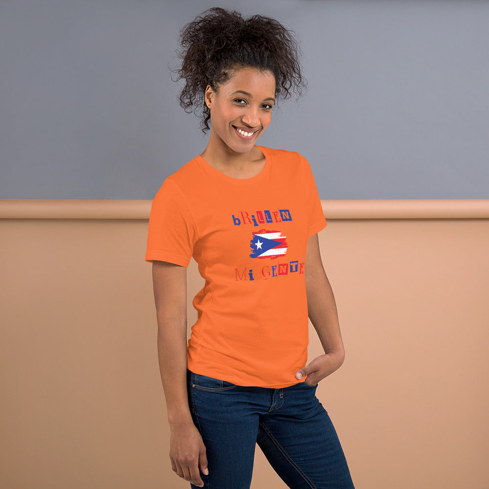 Brillen Mi Gente Puerto Rico I, Unisex t-shirt