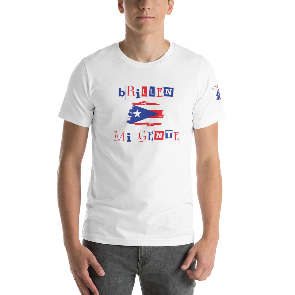 Brillen Mi Gente Puerto Rico I, Unisex t-shirt