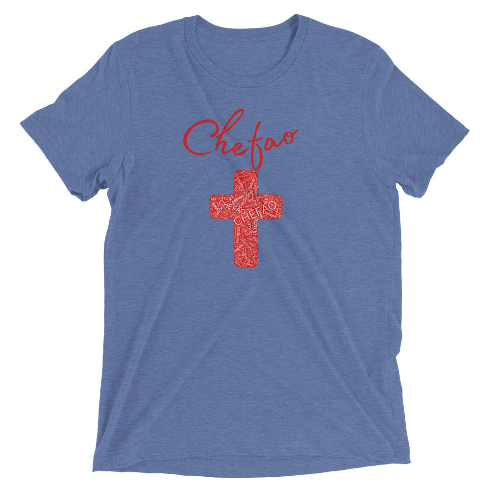 Chefao Cross I Red, Short sleeve t-shirt