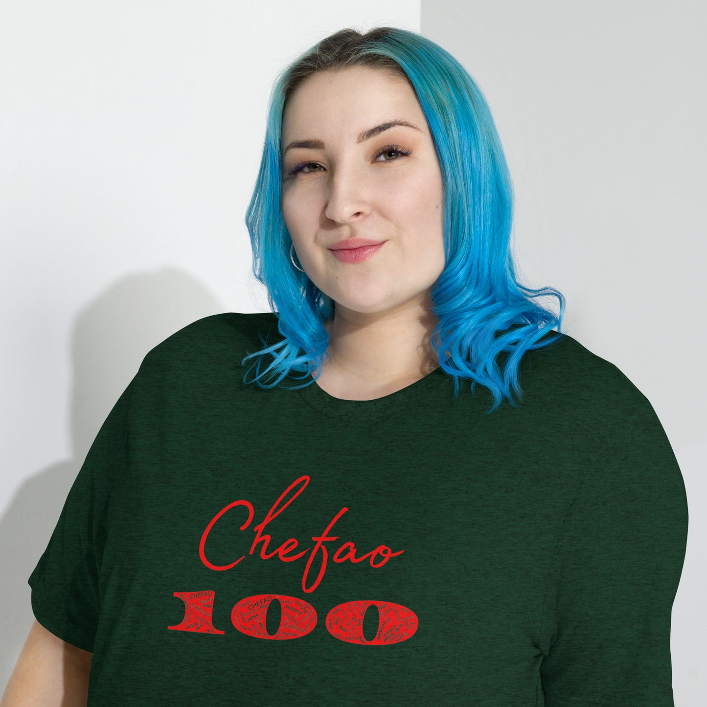 Chefao 100 I Red, Short sleeve t-shirt