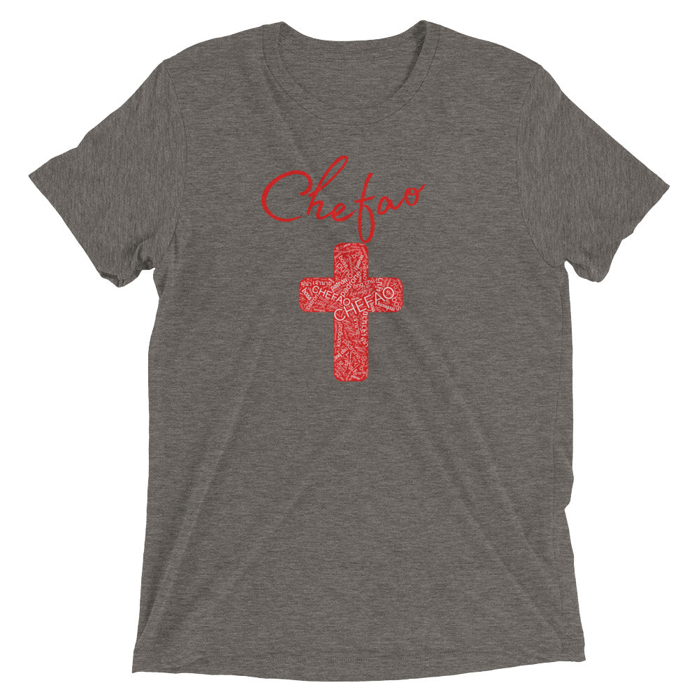 Chefao Cross I Red, Short sleeve t-shirt