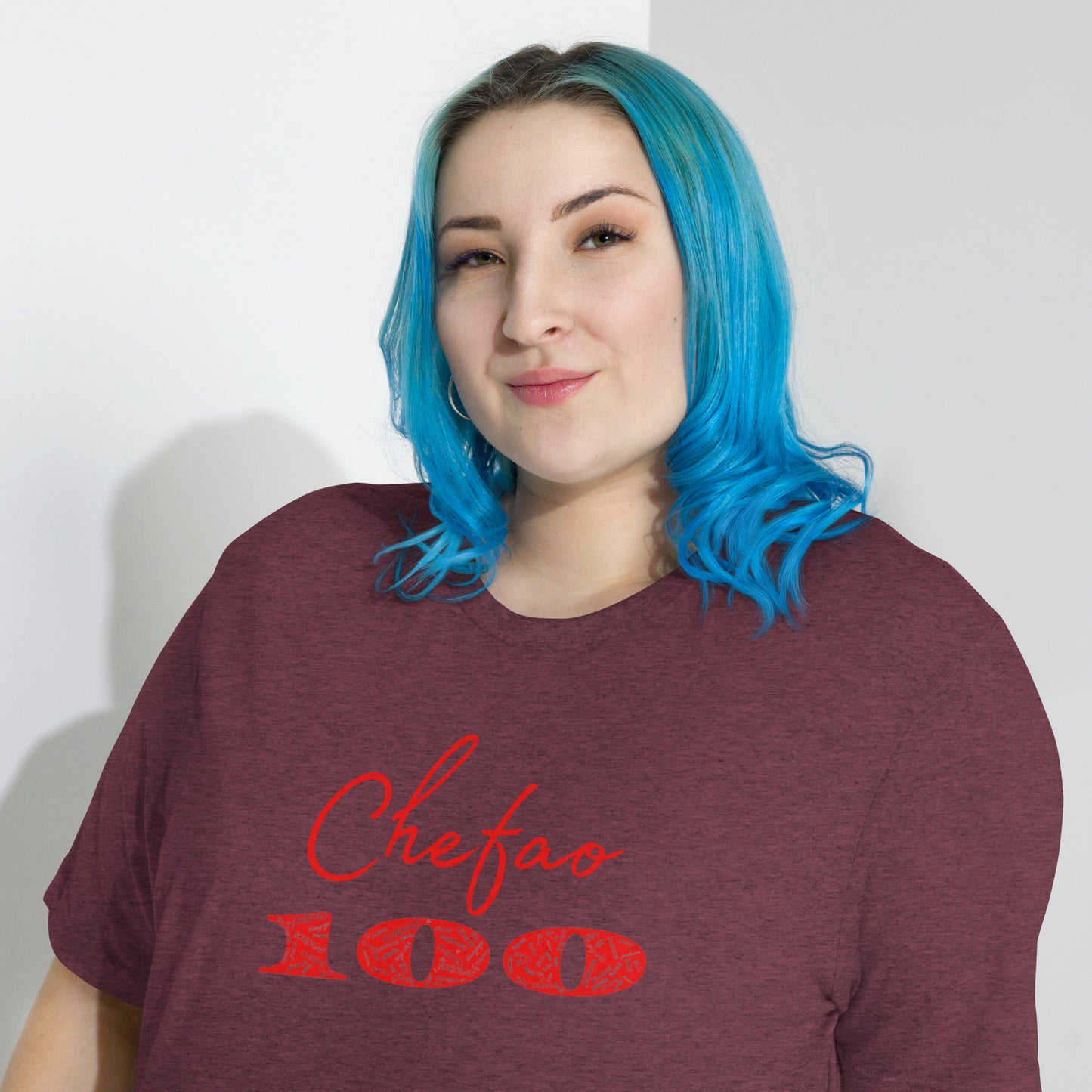 Chefao 100 I Red, Short sleeve t-shirt