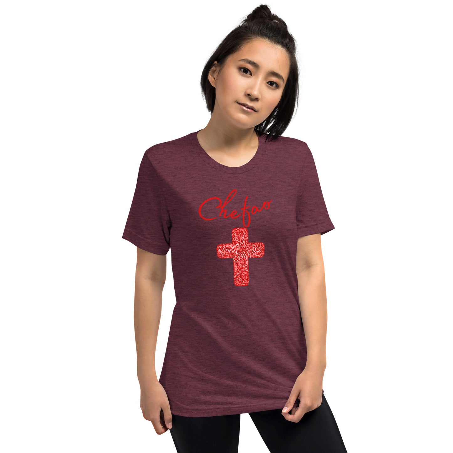 Chefao Cross I Red, Short sleeve t-shirt