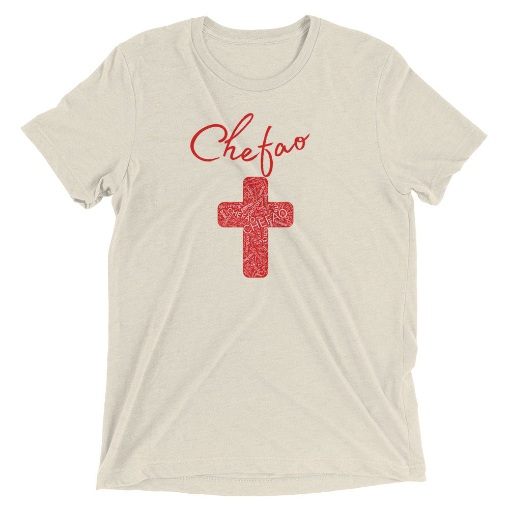 Chefao Cross I Red, Short sleeve t-shirt