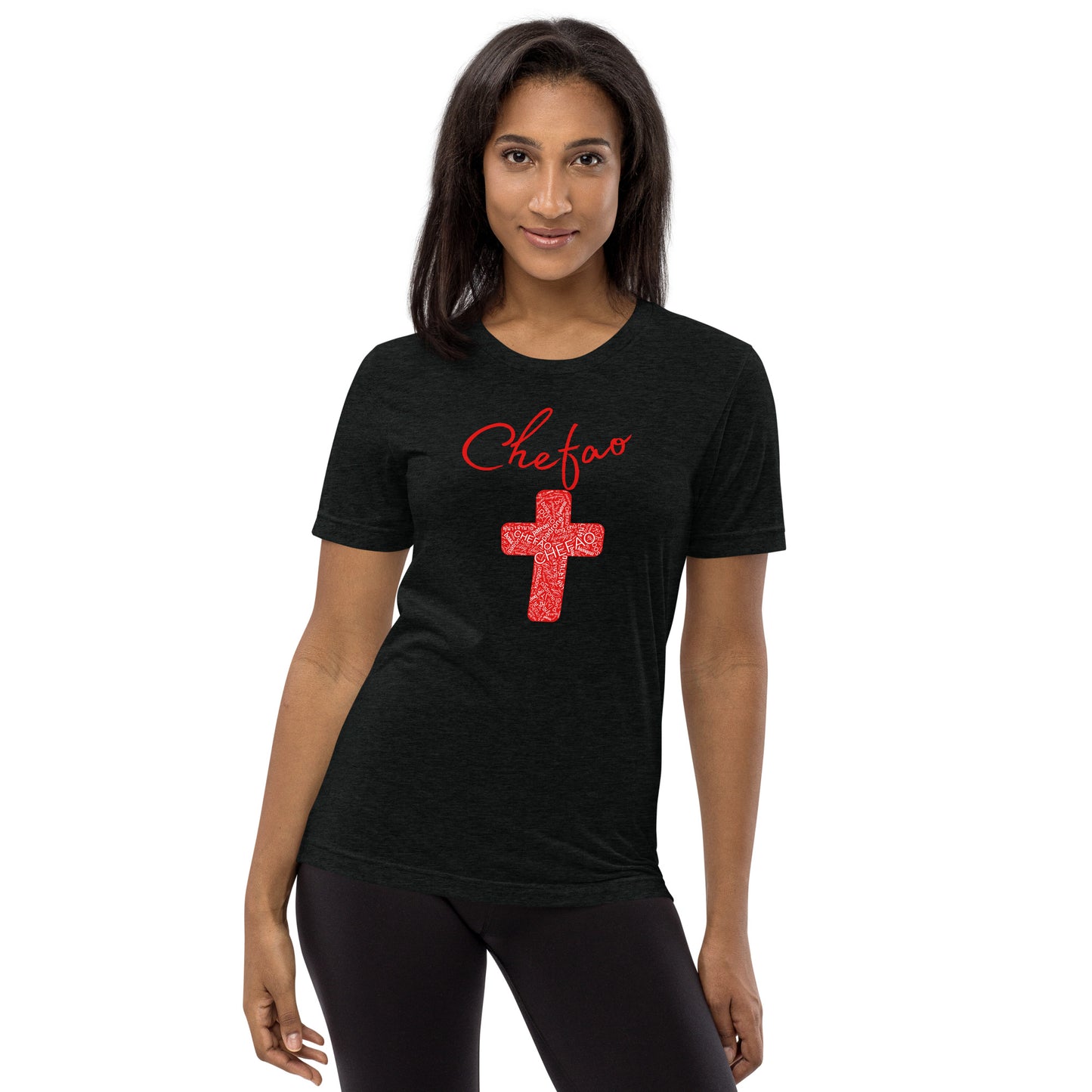 Chefao Cross I Red, Short sleeve t-shirt