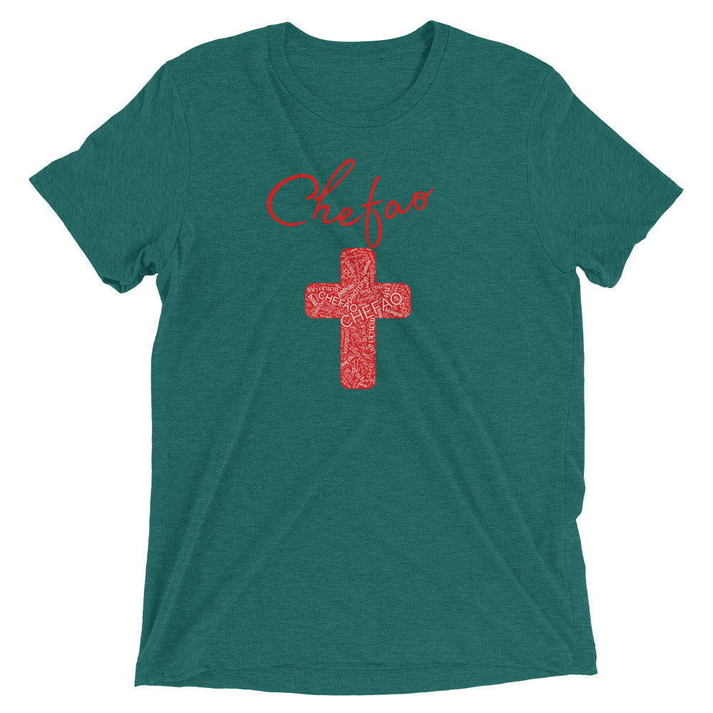 Chefao Cross I Red, Short sleeve t-shirt