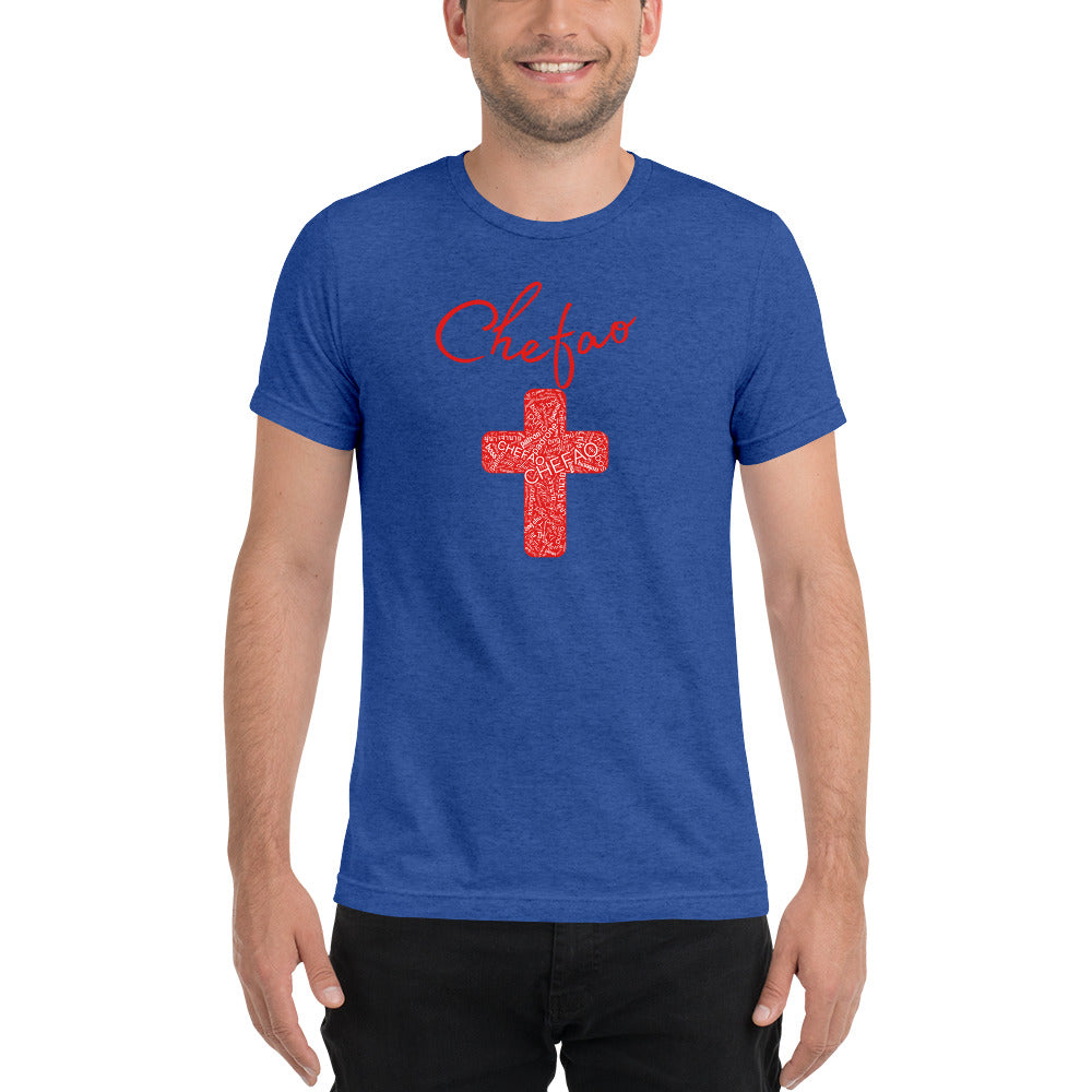 Chefao Cross I Red, Short sleeve t-shirt