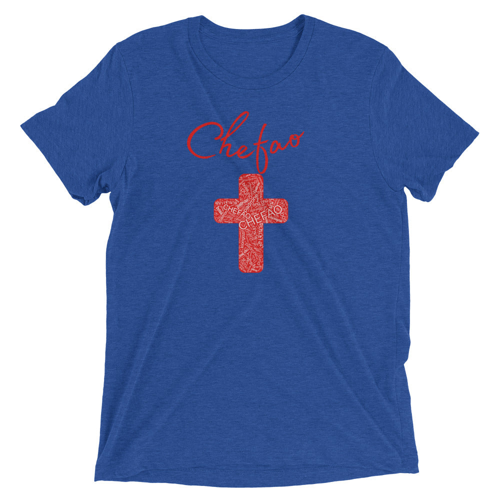 Chefao Cross I Red, Short sleeve t-shirt