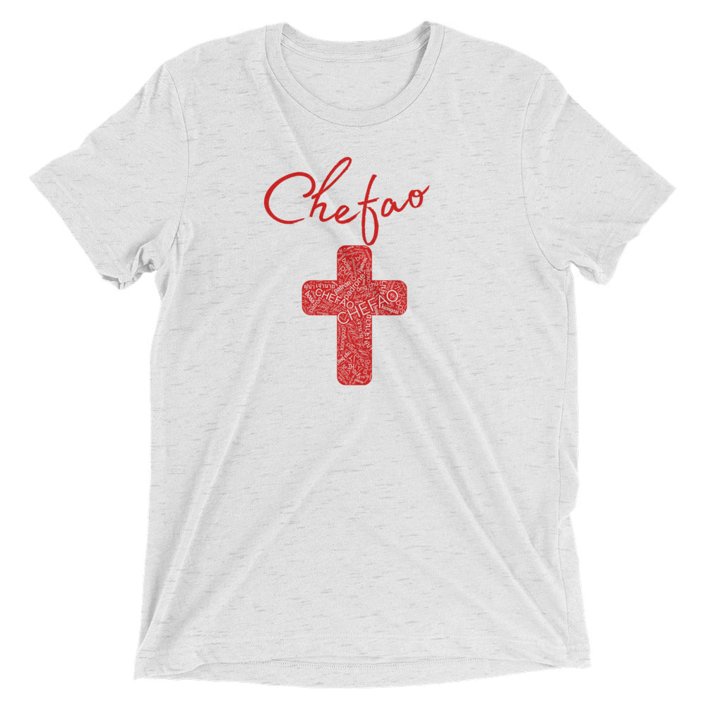 Chefao Cross I Red, Short sleeve t-shirt