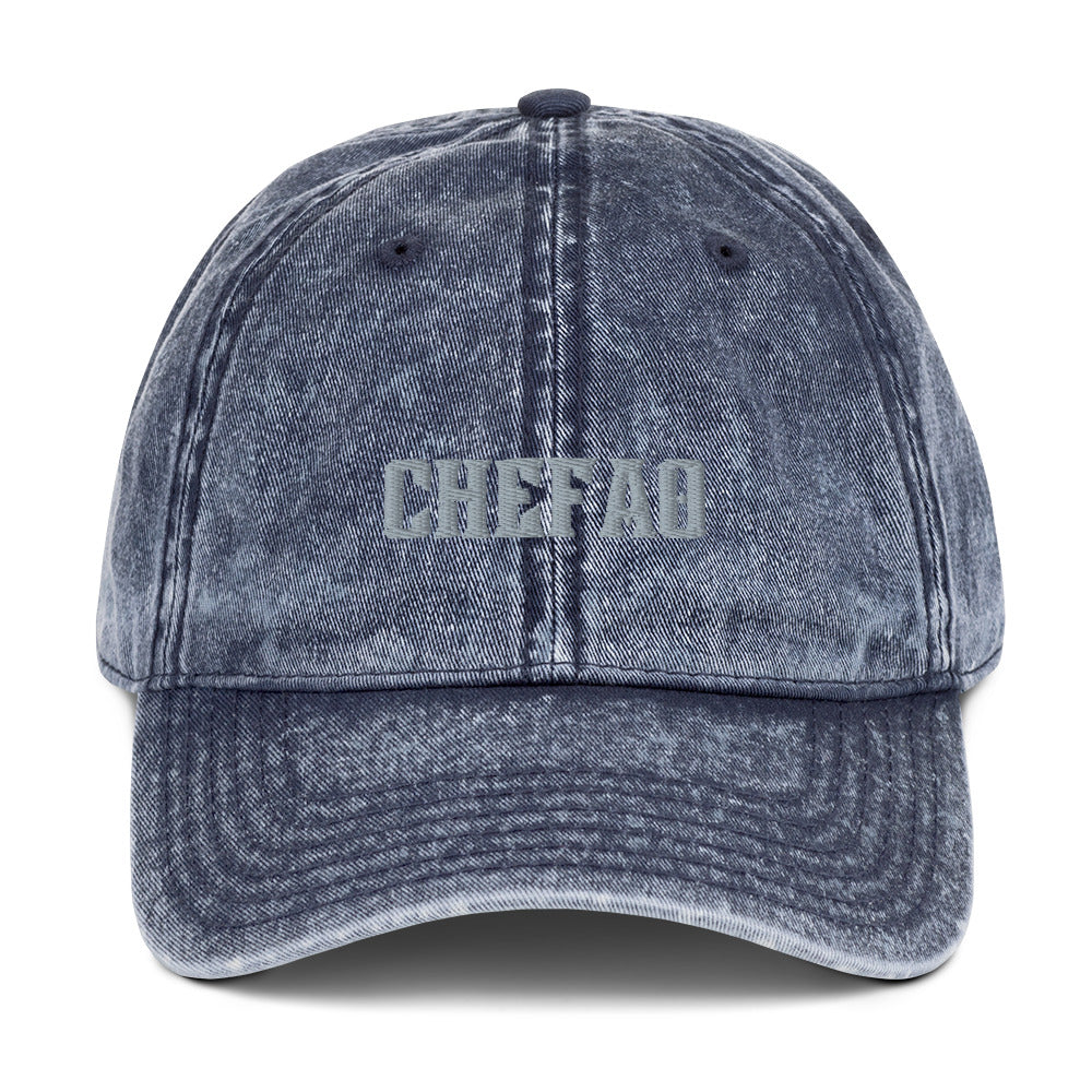 Chefao I, Vintage Cotton Twill Cap