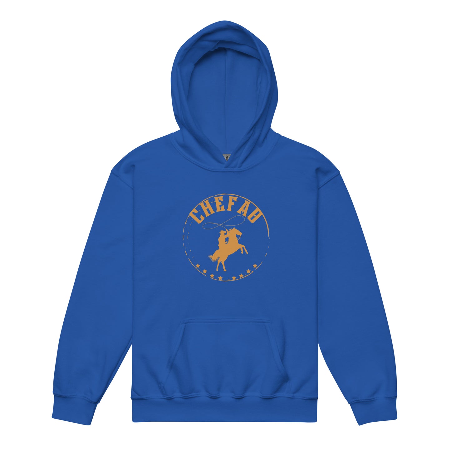 Chefao Cowboy V, Youth heavy blend hoodie